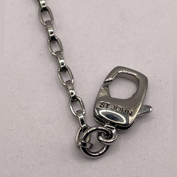 Rare Couture ST JOHN Signed Crystal Collar Necklace Stunning Statement Runway - Picture 6 of 13